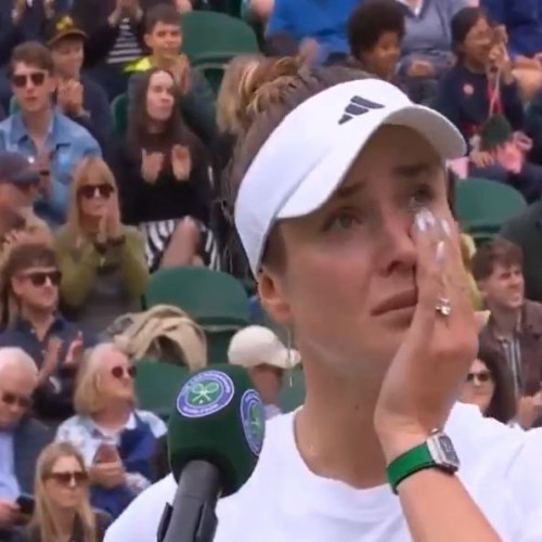 Elina Svitolina izbucnește în lacrimi după calificarea în sferturile de finală la Wimbledon