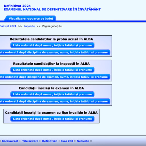 Rezultatele finale ale examenului de Definitivat 2024 au fost anunțate