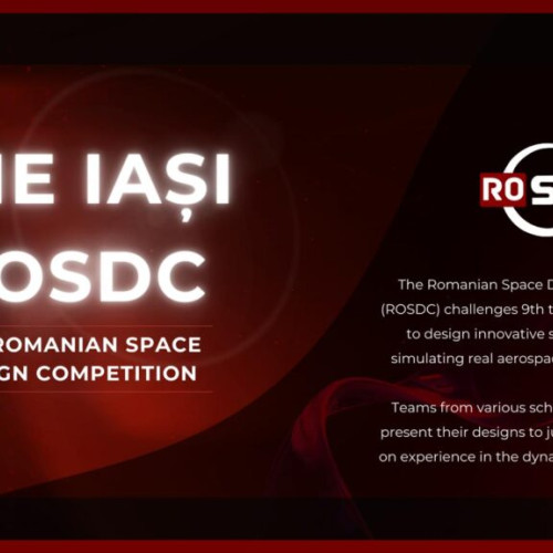 Prima ediție a Romanian Space Design Competition a avut loc la Colegiul Național Iași