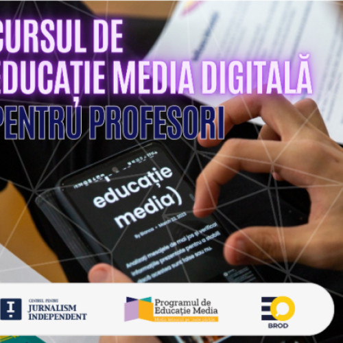 75 de profesori de gimnaziu se înscriu în Programul de Educație Media