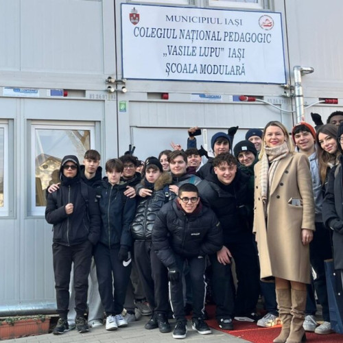 Elevi italieni în vizită educațională în România