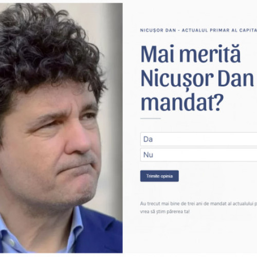 Campanie online lansată de PNL Bucureşti: "Ce-ai făcut, Nicuşor?" - cetăţenii decid meritul unui nou mandat