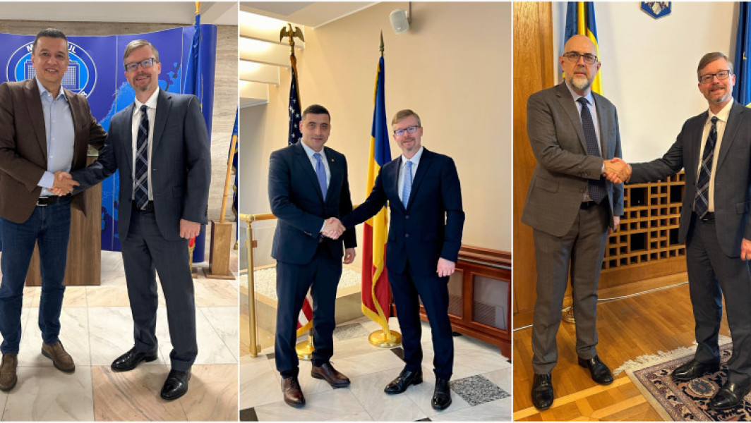 Întâlnire între oficialii americani și liderii partidului din România