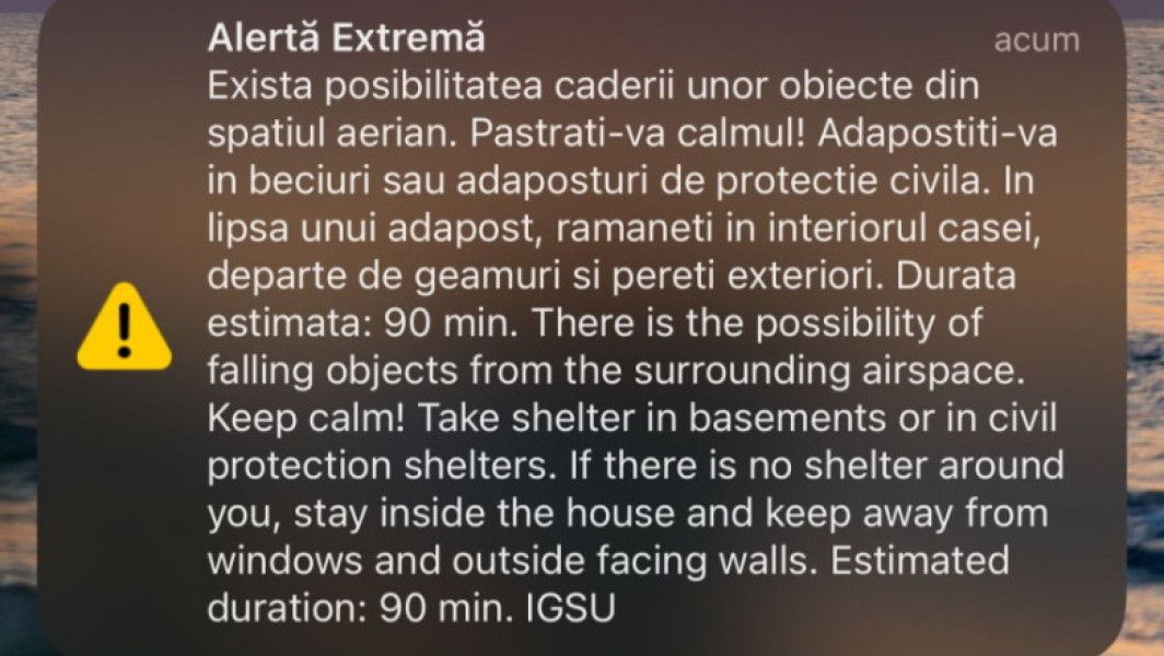alertă în nordul județului Tulcea din cauza dronelor