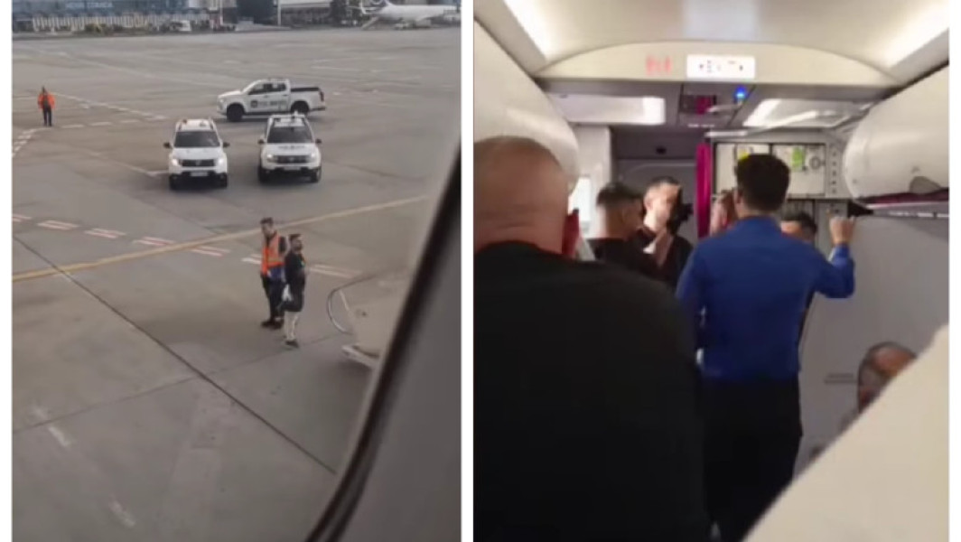Incident violent la bordul unui avion Wizz Air înainte de decolare de pe Aeroportul Henri Coanda