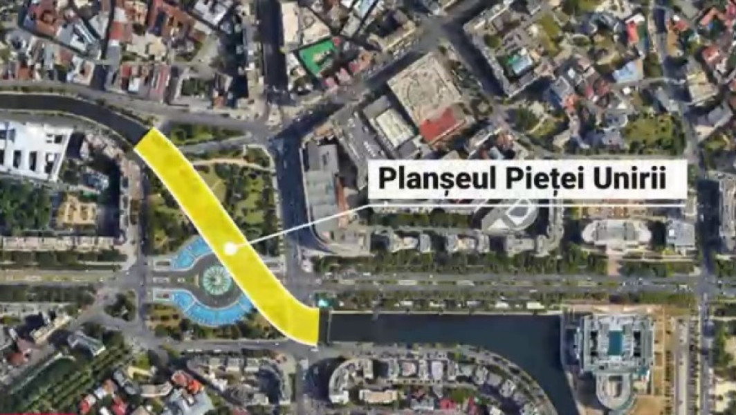 Start lucrărilor de refacere a planșeului Piața Unirii în București