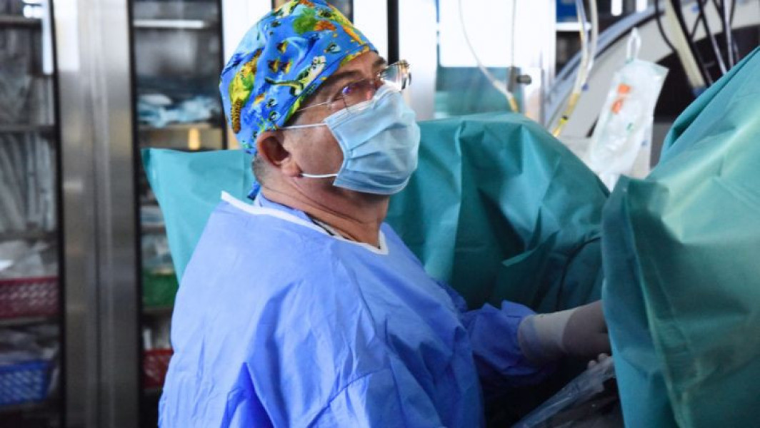 Petre, pacient în vârstă de 71 de ani, a beneficiat de tratament pentru adenomul de diri-prostata la Spitalul SANADOR