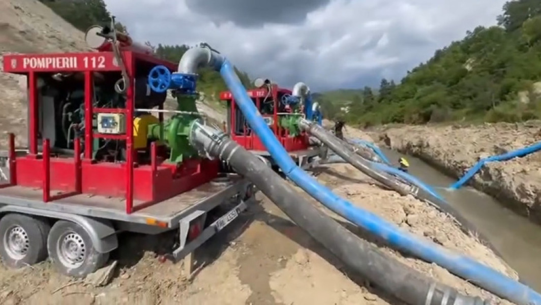 Intervenție de urgență la Salina Praid pentru controlul contaminării mediului