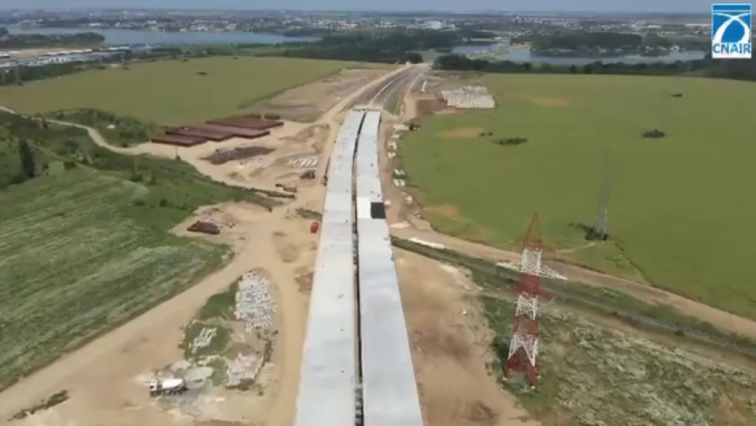 Progres semnificativ în construcția lotului 4 al A0 Nord, dintre Pantelimon și Glina