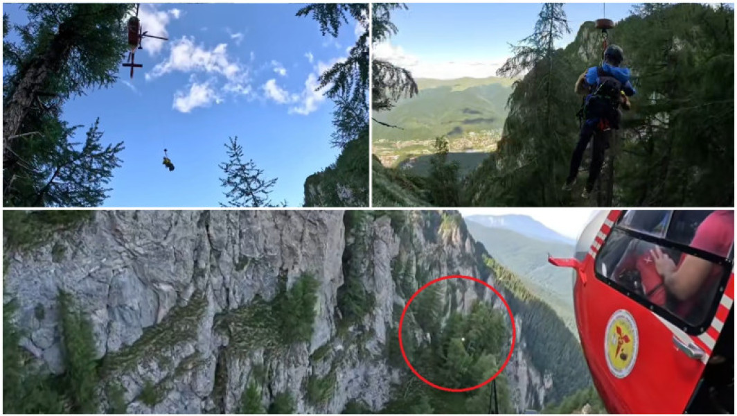 Doi turiști blocați pe Claia Mica, în Munții Bucegi, salvați de autorități
