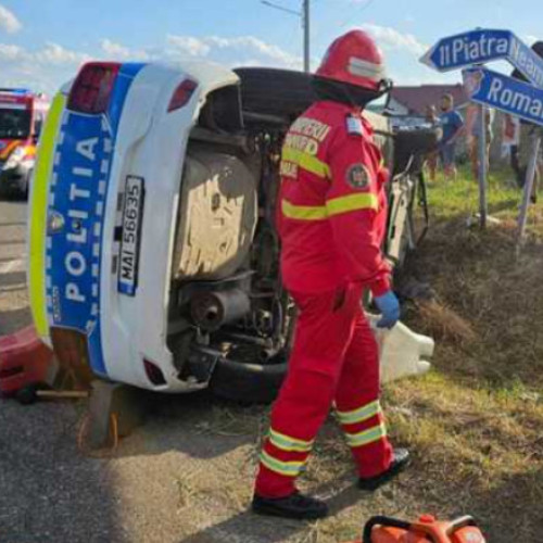 accident grav cu autospeciala a poliției în comuna girov
