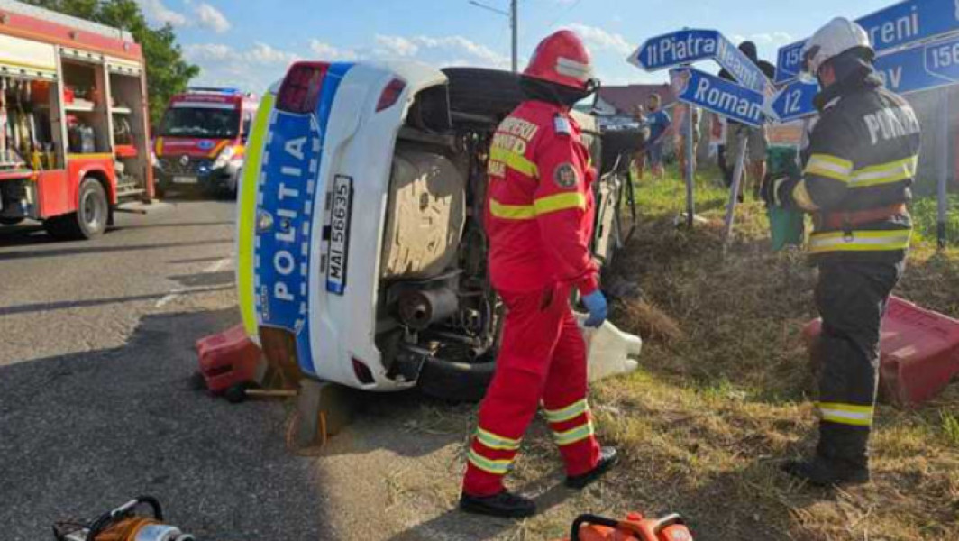 accident grav cu autospeciala a poliției în comuna girov