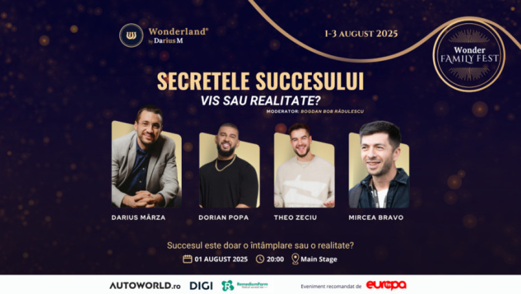 cel mai mare festival pentru familii din România aduce povesti de succes și inspirație