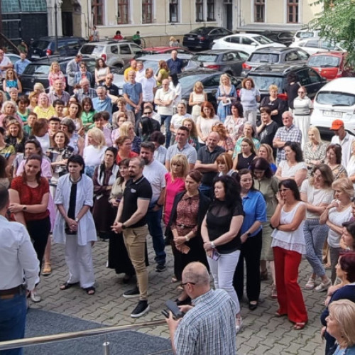 Protest spontan al angajaților ANAF Cluj din cauza reducerii sporurilor
