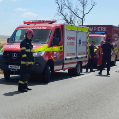 accident rutier între două microbuze și un autoturism la Cauaceu