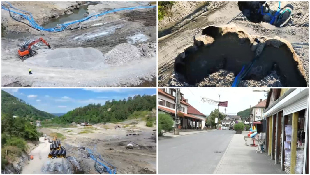 Praid, orașul vizitat anul trecut de peste jumătate de milion de turiști, astăzi pare un loc deamintire. Străzile și pensiunile sunt aproape goale, iar magazinele au lacăt pe uși. Doar ocazional, câte un turist se oprește pentru câteva clipe, privește dezastrul provocat de inundații și apoi își continuă drumul.