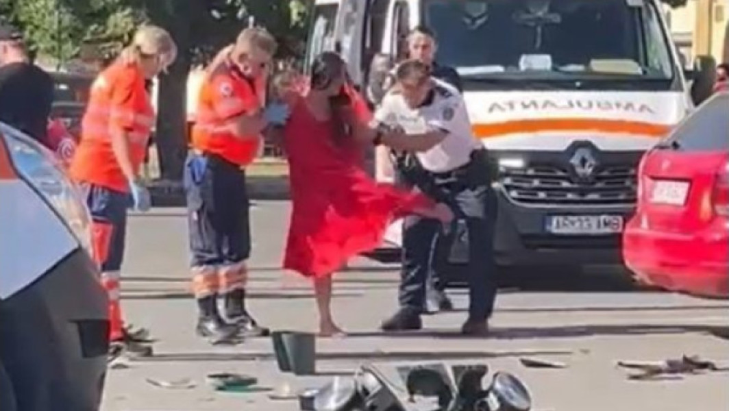 accident în Arad: doi copii și o femeie răniți după ce o șoferiță a consumat alcool