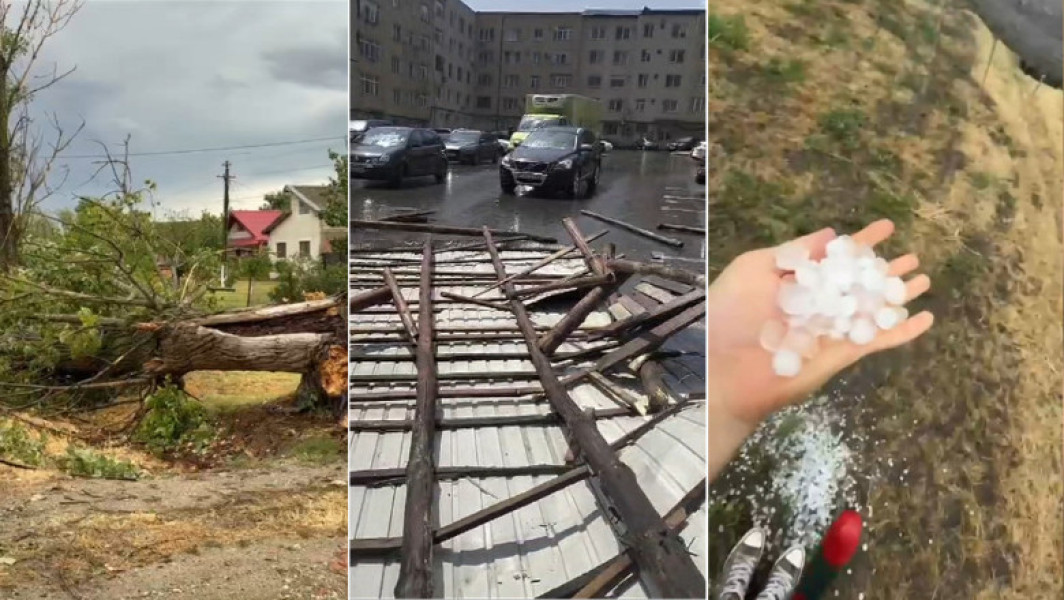 Fenomenelor hidrometeorologice din ultimele 24 de ore au afectat 81 de localități din 19 județe, transmite Inspectoratul General pentru Situații de Urgență (IGSU). Potrivit unui comunicat al instituției, în județele Alba, Argeș, Bihor, Brașov, Caraș-Severin, Cluj, Gorj, Harghita, Hunedoara, Maramureș, Mehedinți, Mureș, Prahova, Satu Mare, Sibiu, Suceava, Sălaj, Timiș și Tulcea s-au intervenit pentru scoaterea de elemente de construcție de pe 37 de imobile, pentru degajarea a 136 de copaci și 12 stâlpi, și pentru repararea autovehiculelor avariate, numărul fiind de 21.