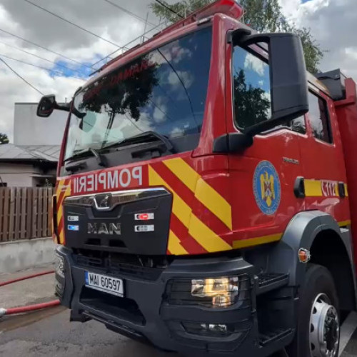 Incendiu puternic pe strada Doamna Stanca din Sector 1 al Bucureștiului