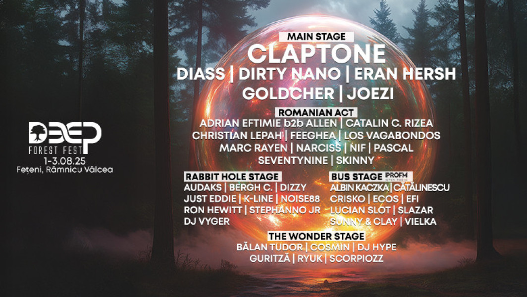 deep forest fest 2025 promite o experiență unică pe platoul feteni din ramnicu valița