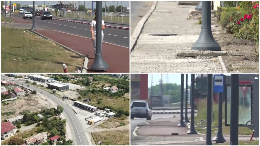 Lucrări de mantuială la centura municipiului Focșani