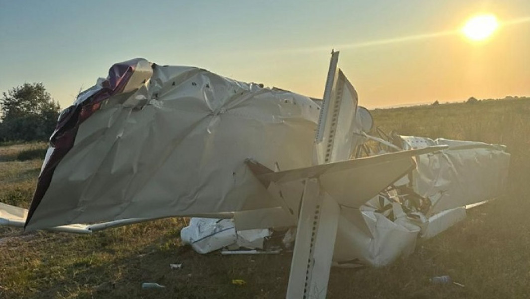 Accident aviatic în Delta Dunării: avion de mici dimensiuni s-a prăbușit la Gura Portitei