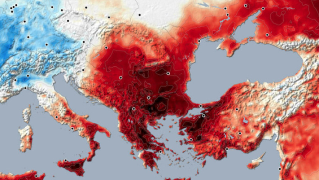 Val de caniculă intens și prelungit în regiunea Balcanilor și Europa de Sud-Est