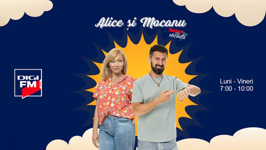 Alex Mocanu debutează în radioul Digi FM alături de Alice Tudor în matinalul de vară