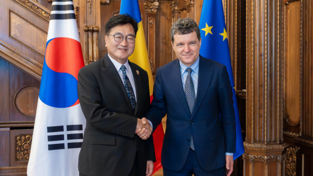 Nicușor Dan și președintele Adunării Naționale a Coreei de Sud discută despre parteneriatul strategic