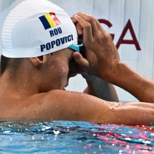 David Popovici nu a mai participat la proba de 50 de metri liber