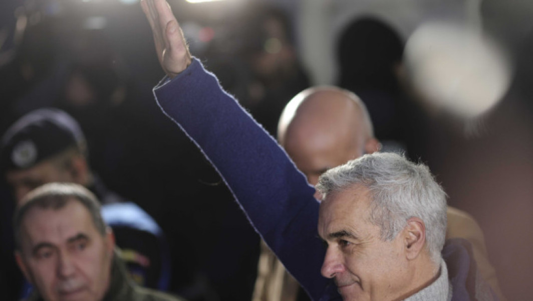 Grijă de siguranță în fața sediului Pachetului General pentru protestul anti-justiție