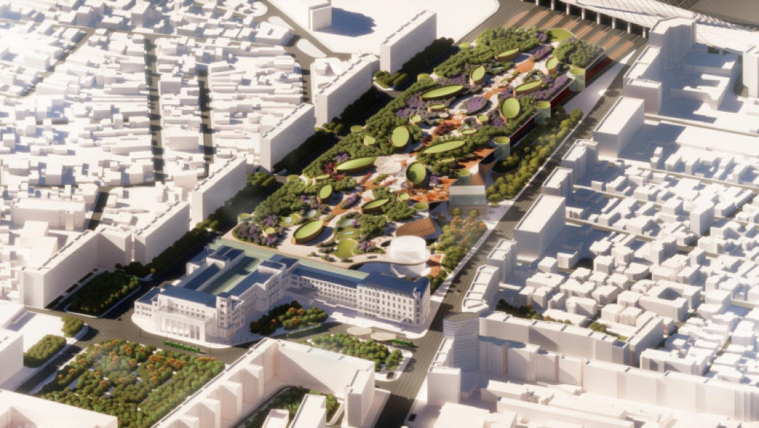 proiect de regenerare urbana a zonei Gării de Nord, în București