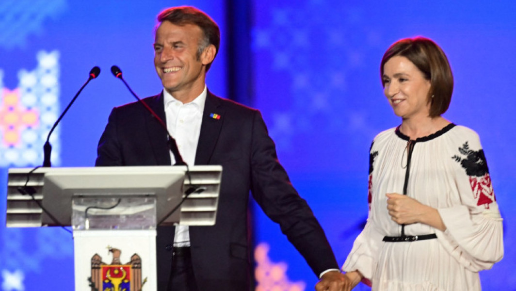 Emmanuel Macron, în vizită la Chișinău, promite sprijin pentru integrarea Moldovei în UE