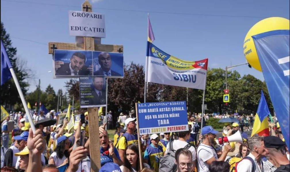 Ministrul Educației, Daniel David, spune că protestul profesorilor este neinspirat și nu participă la întâlnirea de la Cotroceni