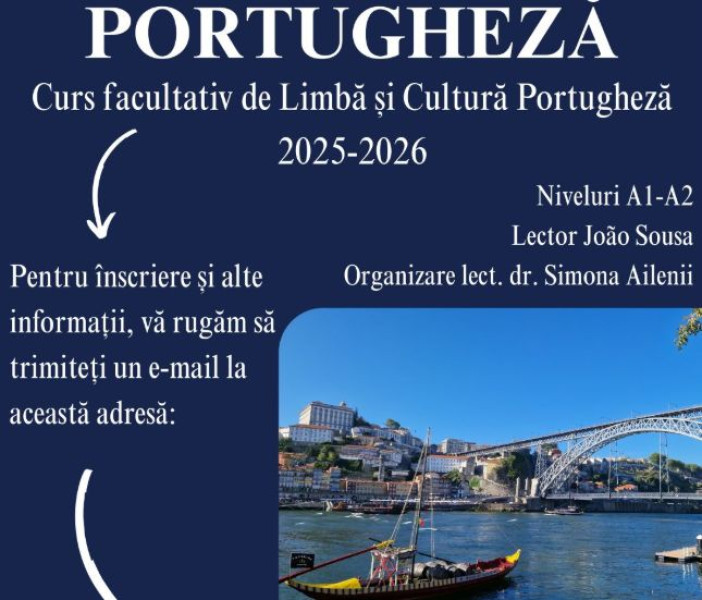 UAIC Iași lansează în 2025–2026 un curs facultativ de portugheză
