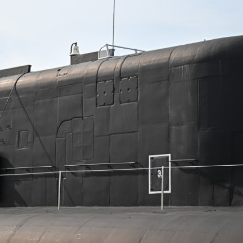 Submarin nuclear rusesc din clasa Borei, observat aproape de Japonia