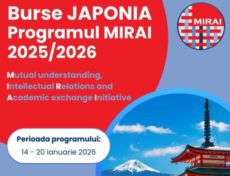 Studenții UAIC au o nouă oportunitate de schimb cultural în Japonia prin programul MIRAI