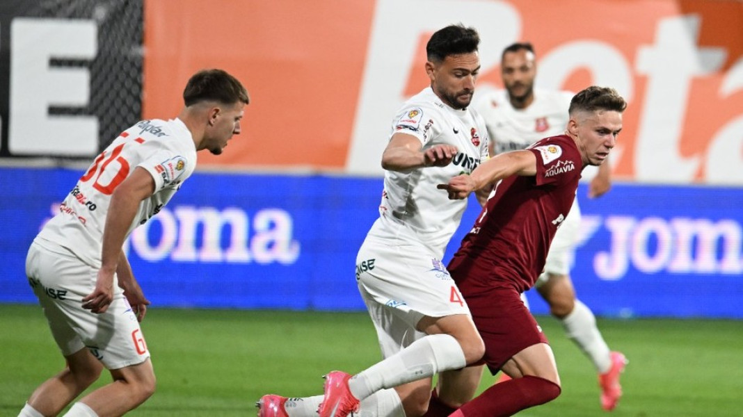 CFR Cluj a învins Hermannstadt cu 2-1 în Superliga României