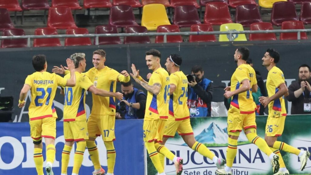 România a învins Republica Moldova cu 2-1 în primul meci oficial UEFA găzduit la Bucureşti