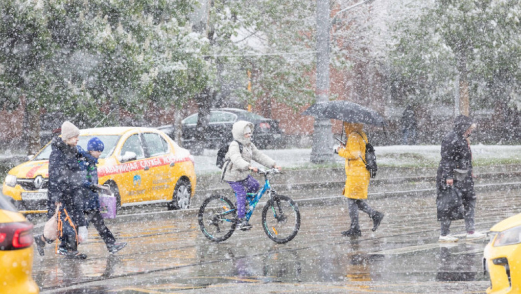 Ninsu la Moscova, cele mai scăzute temperaturi din ultimii 25 de ani