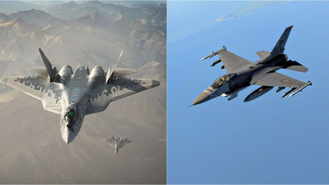 Su-57 vs F-16: Cum se compară cel mai avansat avion de luptă al Rusiei cu avioanele pe care le va primi Ucraina din Occident