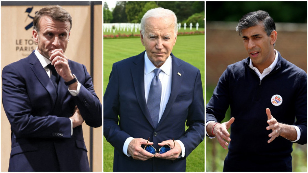 Schimbări radicale pentru Macron, Biden și Sunak în fața provocărilor politice