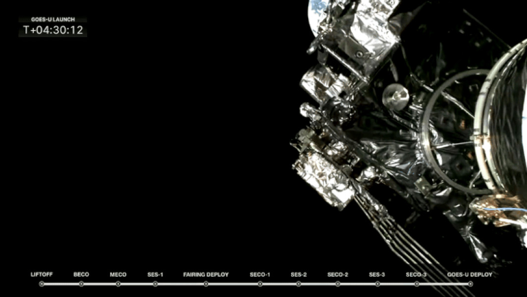 A fost lăsat în spațiu un nou satelit american pentru monitorizarea furtunilor solare
